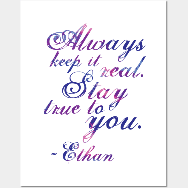 Keep It Real - Ethan Wall Art by FalconArt